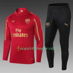 Arsenal Tute Felpe da Allenamento Rosso 2018/2019